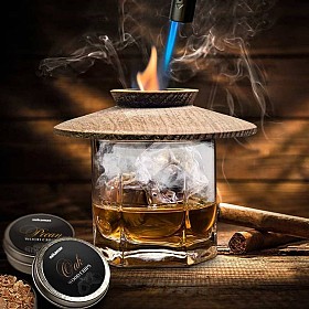 Ahumador de whisky con accesorios