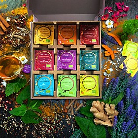 Caja de regalo con 45 bolsitas de té orgánico Creano