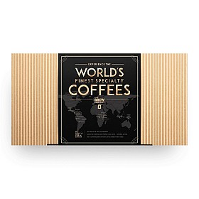 Caja de regalo con los mejores cafés del mundo. 14 bolsitas The Brew Company