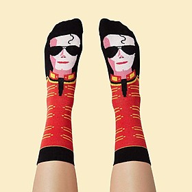 Calcetines originales con la cara de Michael Jackson Chatty Feet