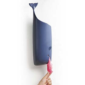 Dispensador de bolsas o papel higiénico en forma de ballena Qualy