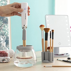 Limpiador y secador automático de brochas de maquillaje InnovaGoods